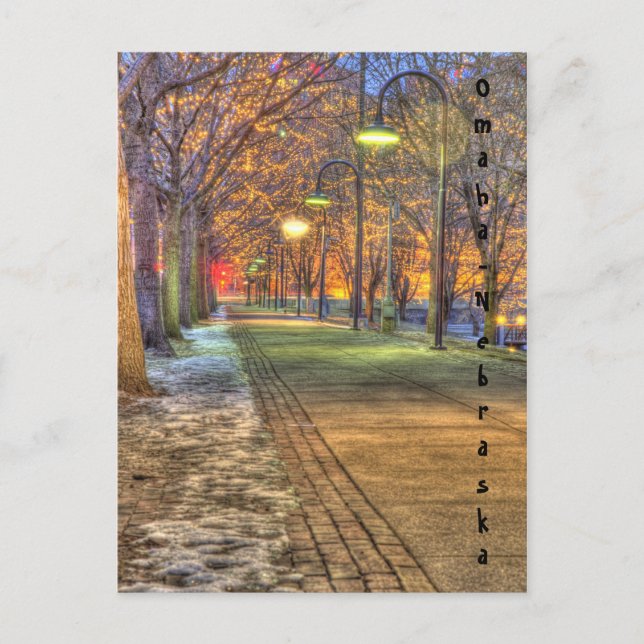 Cartão Postal Cartão-postal Omaha Nebraksa (Frente)