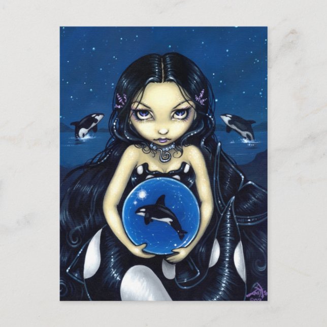 Cartão Postal Cartão-postal "Orca Magic" (Frente)