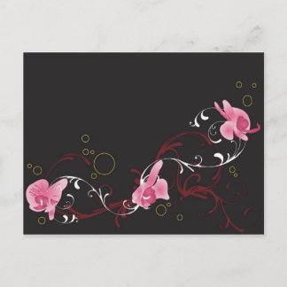 Cartão Postal Cartão-postal Orchids