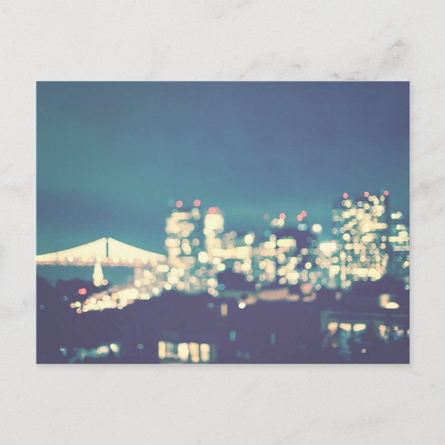 Cartão Postal Cartão-postal original de fotografia de São Franci (Frente)