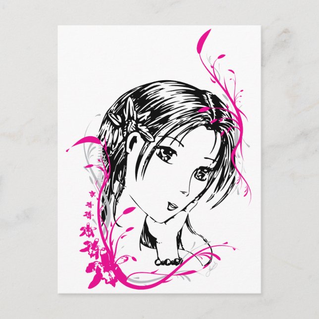 Cartão Postal Cartão-postal - Orquídea (Frente)