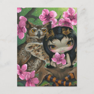 Cartão Postal Cartão-postal "Owlyn in in Springtime"