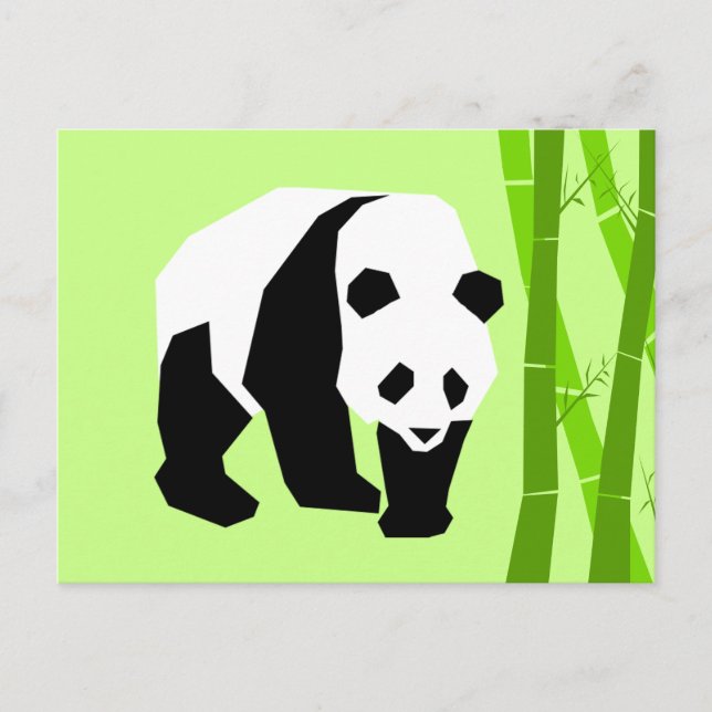 Cartão Postal Cartão-postal Panda (Frente)