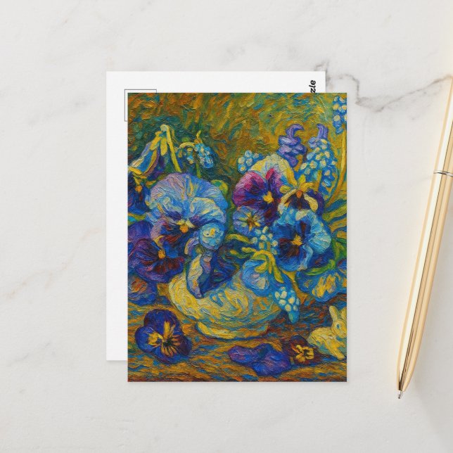 Cartão Postal Cartão-postal Pansy (Frente/Verso In Situ)