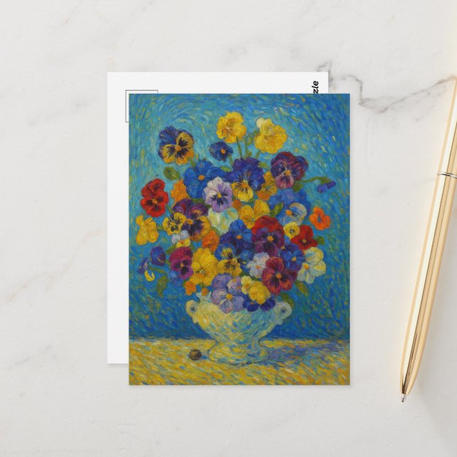 Cartão Postal Cartão-postal Pansy (Frente/Verso In Situ)