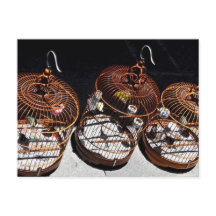 Cartão-postal para 3 Pequenas Aves na China