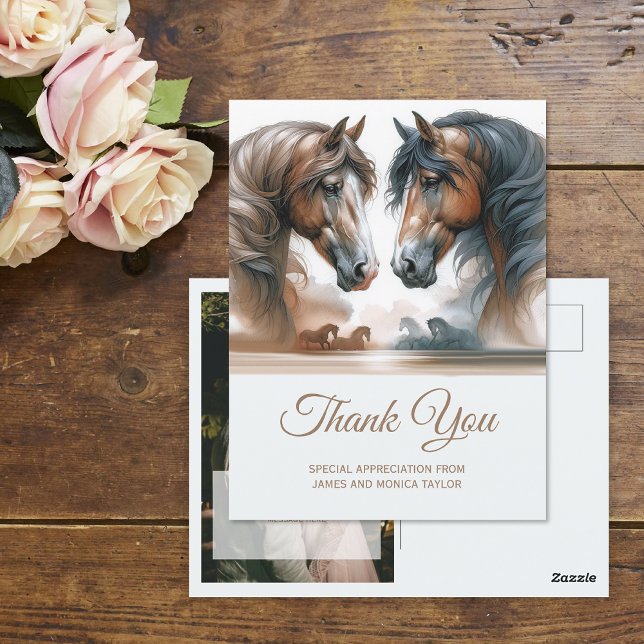 Cartão Postal Cartão-postal para Adicionar Foto Especial Obrigad (Criador carregado)