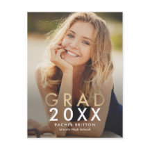 Cartão-postal para Anúncio de Graduação em Combina