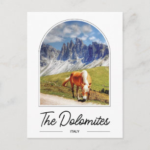 Cartão Postal Cartão-postal para as montanhas Dolomites