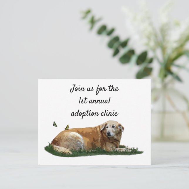 Cartão Postal Cartão-postal para cães de raça mista Labrador ama (Em pé/Frente)