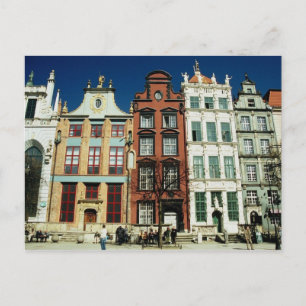 Cartão Postal Cartão-postal para casas estreitas