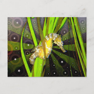 Cartão Postal Cartão-postal para cavalos-marinhos