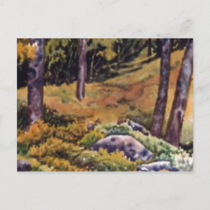 Cartão Postal Cartão-postal para estradas nacionais "Primeiros