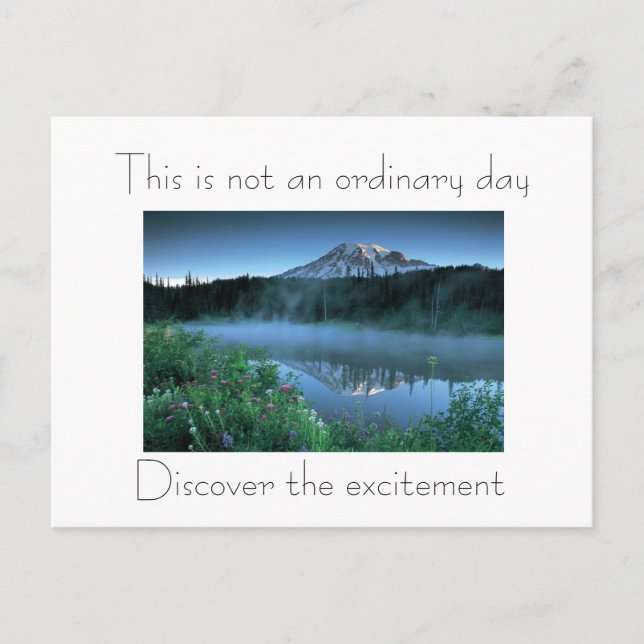 Cartão Postal Cartão-postal para Modo Montanho (Frente)