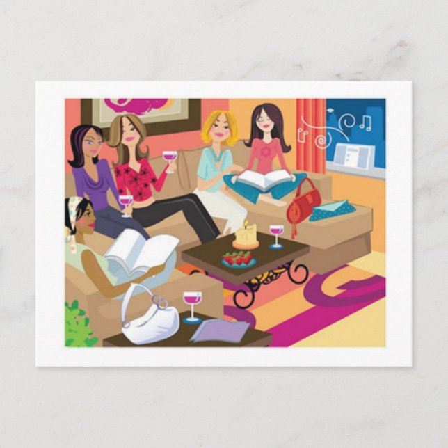 Cartão Postal Cartão-postal para novas senhoras (Frente)