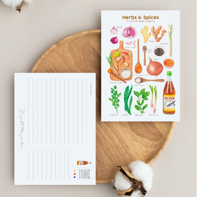 Cartão Postal Cartão-postal para o Cozinhar Vietnamita (Criador carregado)