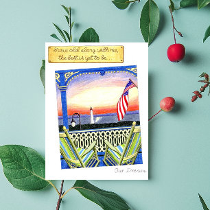 Cartão Postal Cartão-postal para o Crescer Antigo junto a Mim