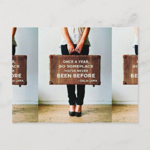 Cartão Postal Cartão-postal para o Viagem Dalai Lama