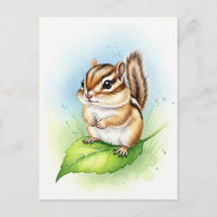 Cartão Postal Cartão-postal para os animais selvagens do jovem C