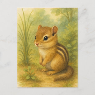 Cartão Postal Cartão-postal para os animais selvagens do jovem C