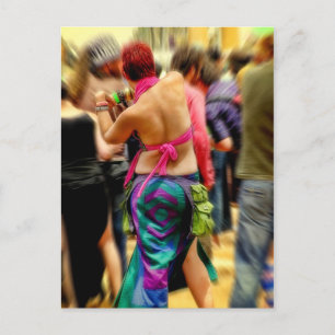 Cartão Postal Cartão-postal para os vislumbres do andar de Dance
