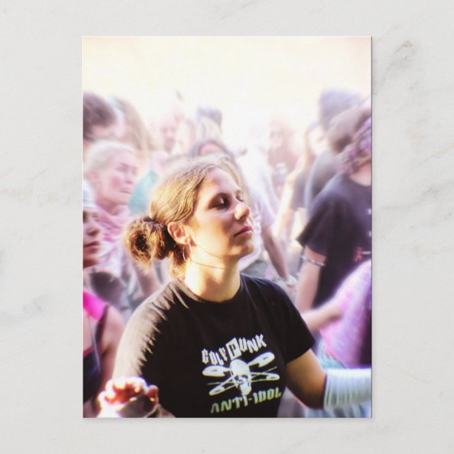 Cartão Postal Cartão-postal para os vislumbres do andar de Dance (Frente)