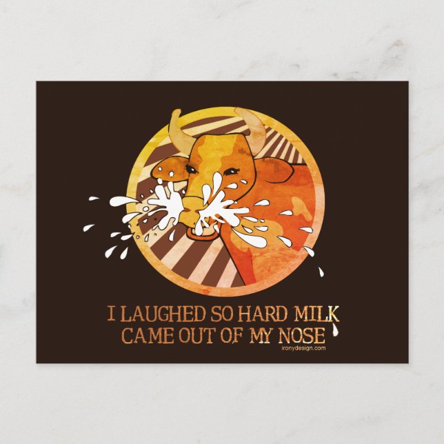 Cartão Postal Cartão-postal para Rir de Vaca (Frente)