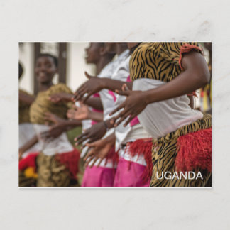 Cartão Postal Cartão-postal para Viagem dançarinas de Uganda