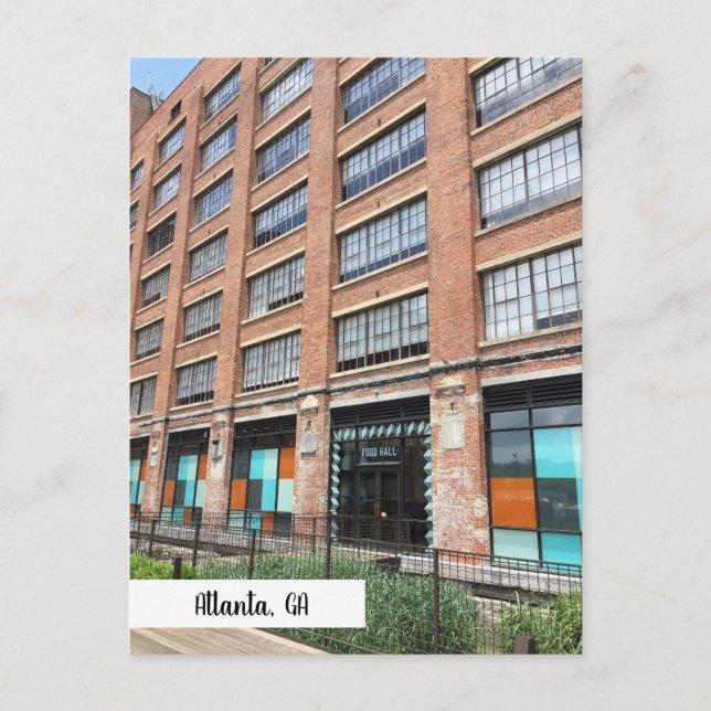 Cartão Postal Cartão-postal para Viagem de Mercado Atlanta, Cida (Frente)