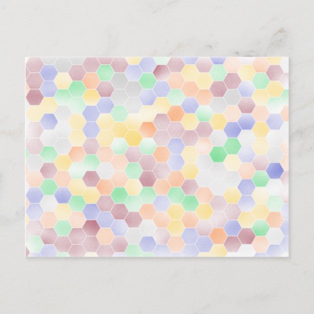 Cartão Postal Cartão-postal Pastel (Frente)