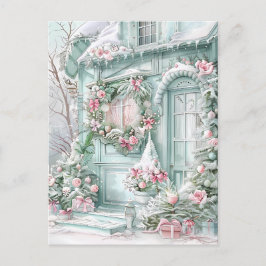 Cartão Postal Cartão-postal Pastel Holiday