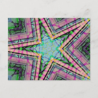 Cartão Postal Cartão-postal Pastel Star