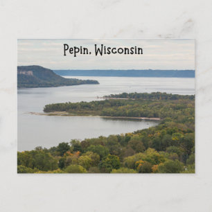 Cartão Postal Cartão-postal Pepin Wisconsin