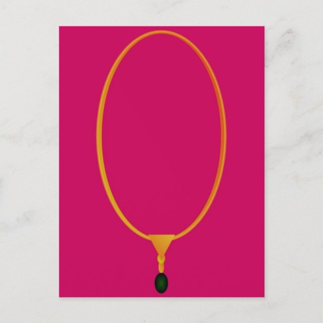 Cartão Postal Cartão-postal - Pérola Precioso Preta (Frente)