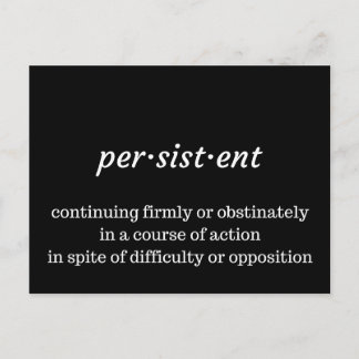 Cartão Postal Cartão-postal persistente