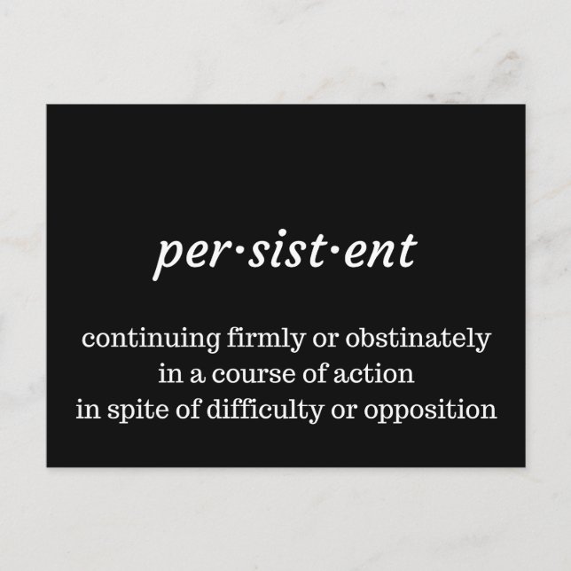 Cartão Postal Cartão-postal persistente (Frente)