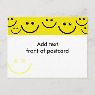 Cartão Postal Cartão-postal personalizado, adicione texto à pa
