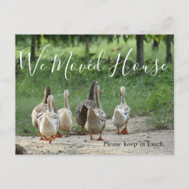 Cartão Postal Cartão-postal personalizado com a mudança de ender