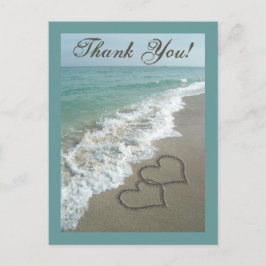 Cartão Postal Cartão-Postal Personalizado - Corações de Areia/Pr