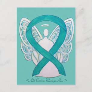 Cartão Postal Cartão-postal Personalizado de Anjo de Sensibiliz
