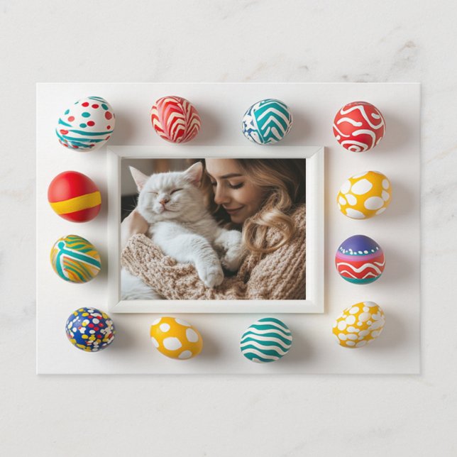 Cartão Postal Cartão-postal personalizado de bruxa Páscoa para o (Frente)