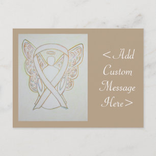 Cartão Postal Cartão-postal personalizado do Angel de Sensibili