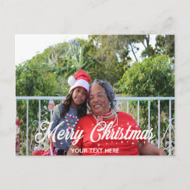 Cartão Postal Cartão-postal personalizado Feliz Natal