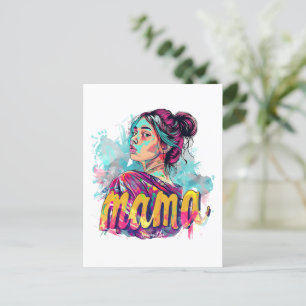 Cartão Postal Cartão-postal Personalizado Retro Mama Pop Art (13
