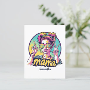 Cartão Postal Cartão-postal Personalizado Retro Mama Pop Art (19