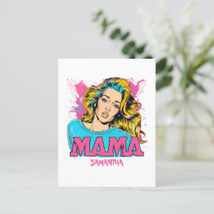 Cartão Postal Cartão-postal Personalizado Retro Mama Pop Art (20