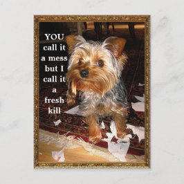 Cartão Postal Cartão-postal personalizável do Shredder