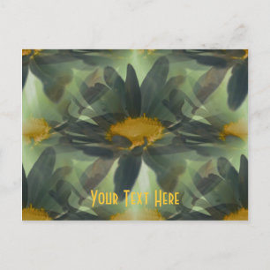 Cartão Postal Cartão-postal Personalizável Floral Floral para 