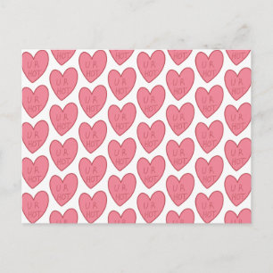 Cartão Postal Cartão-postal personalizável U R Hot Funny Candy