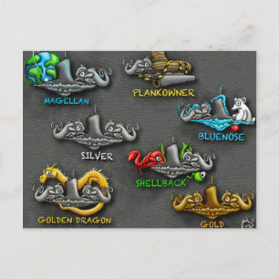 Cartão Postal Cartão-postal "Phins"